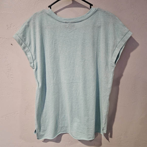 Cruel Denim Women's XS Light Blue Short Sleeve Graphic Tee Western Wire Cowgirl - Picture 6 of 7